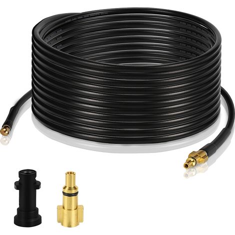 Randaco Tubo sturatubi 10m 180Bar con ugello fisso in rame e attacco M22