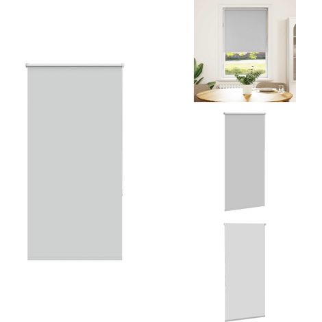 Verdunkelungsrollo Hellgrau 75x150 cm Stoffbreite 70,7 cm - Verdunkelungsrollo - Verdunkelungsrollos - Rollo - Verdunklungsrollo (1/5)