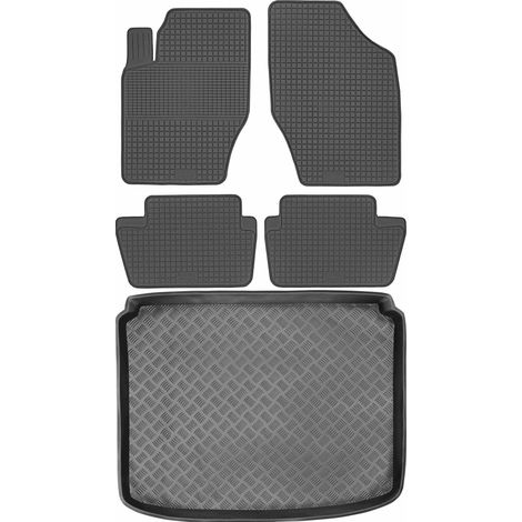 Juego de alfombrillas de goma para Peugeot 308 Hatchback (2008-2013) + alfombrilla para el maletero. (1/5)