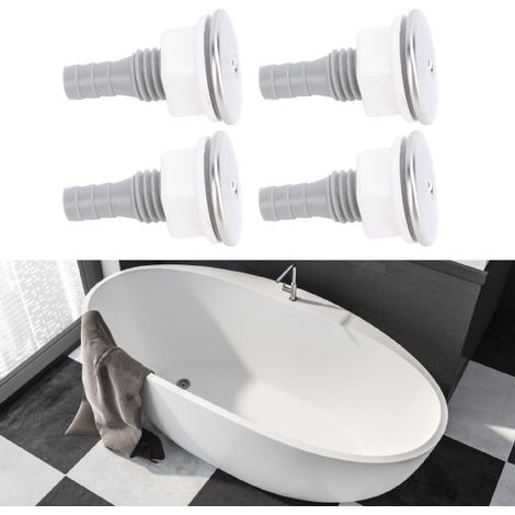 4 Pièces Buse à Bulles Droite pour Spa Piscine Accessoire de Massage Bain-AUTRES (1/5)