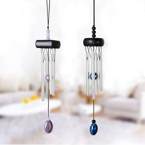 Lot de 2 carillons à Vent au Design créatif - Beau Carillon de Jardin Portable en métal pour la décoration de la Maison et du Jardin - Petite Taille (1/5)