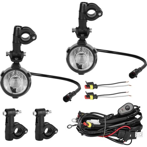 Juego de 2 faros LED universales de 40 W para motocicleta, luz antiniebla/foco. (1/3)