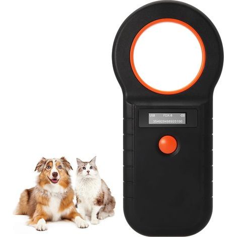 Lecteur de puces pour Animaux de puces pour Chiens/Chats, Lecteur de Micropuces RFID, 134.2Khz/125 Khz,USB (1/5)