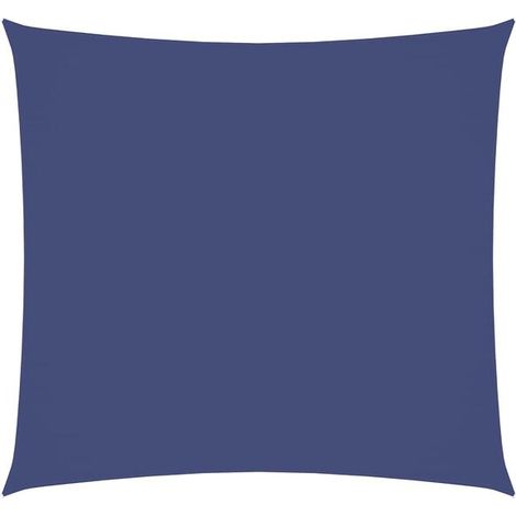 Auvent carré de 2 x 2 mètres en tissu Oxford bleu (1/5)