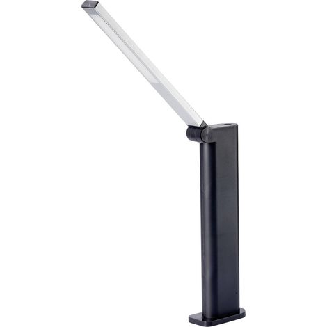 Philips Lampe de table LED portable AMBER 5W USB 4000K noir et blanc (1/5)