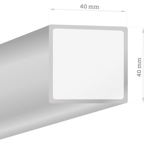 Gabiondeco - Poteau de cloture 4 x 4 cm - Longueur : 150 cm - Made in Germany (1/5)