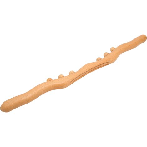 Bâton de raclage en bois, outil de massage Gua Sha pour détente musculaire à la maison, thérapie d'acupuncture, pour hommes et femmes. (1/5)