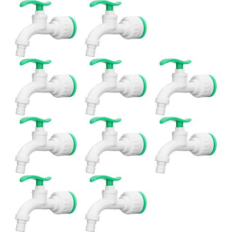 Lot de 10 raccords rapides pour robinet à pression d'eau, 25 mm / 1 pouce, pour système de distribution d'eau sous pression. (1/5)