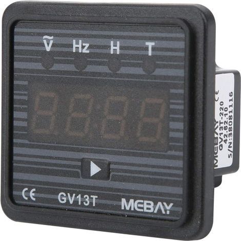 Voltmètre Numérique ac 220 V / 380 V, Mètre de Fréquence, Compteur de Tension de Montage Sur Panneau ac, Minuterie de Générateur à Usage Industriel(ac 220V) (1/5)