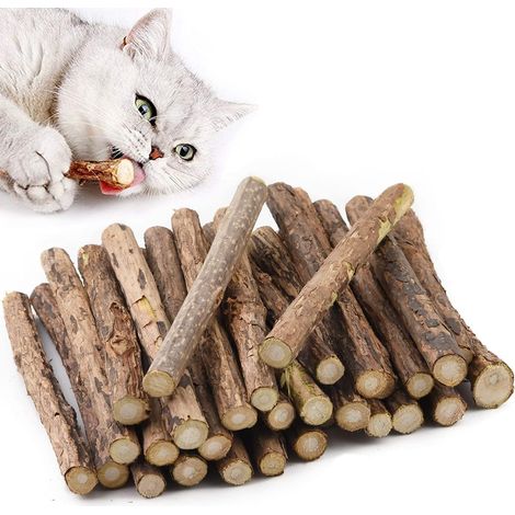 30 bastoncini di erba gatta naturale Matatabi per premi dentali (1/5)