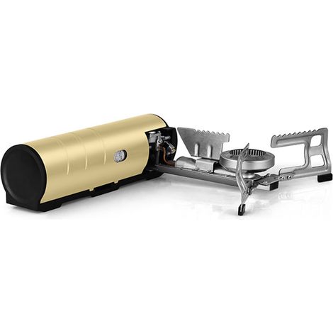 Réchaud à gaz pliable à cassette, brûleur portable, réchaud de camping extérieur (1/2)