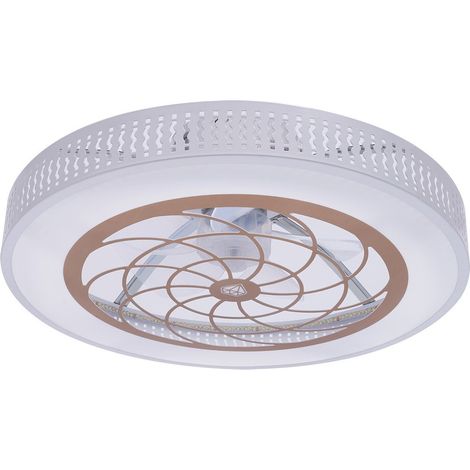 Ventilateur de plafond avec éclairage Lumière LED Moderne Acrylique Plafonnier LED (1/5)