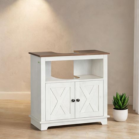 Meuble de salle de bain en melamina de Madera 60 x 30 x 60 cm (1/5)