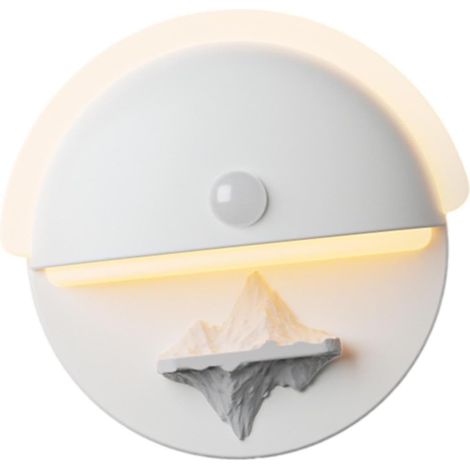 Veilleuse Capteur de Mouvement Lampe Murale LED Lumière (1/5)