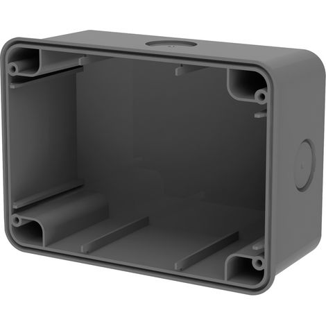 Scatola da parete IP66 per custodia 4Box Wide, antracite, serie E - 4Box Wide 4B.WB.03