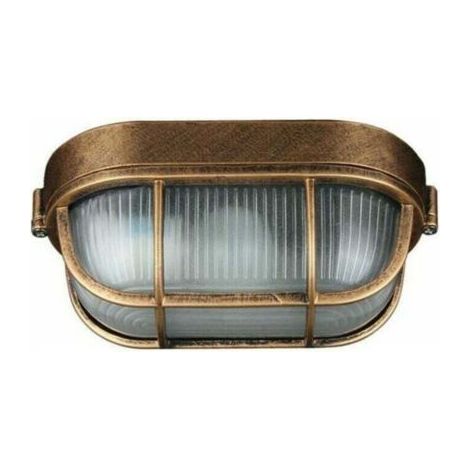 BARKBUSTERS Applique D'extérieur, Lampe Ovale En Aluminium Moulé Sous Pression Applique, Murale Marine Nautique Lumière Vintage Industrielle, Lampe De Bateau, Décoration Mur Patio Couloir Lampes (1/4)
