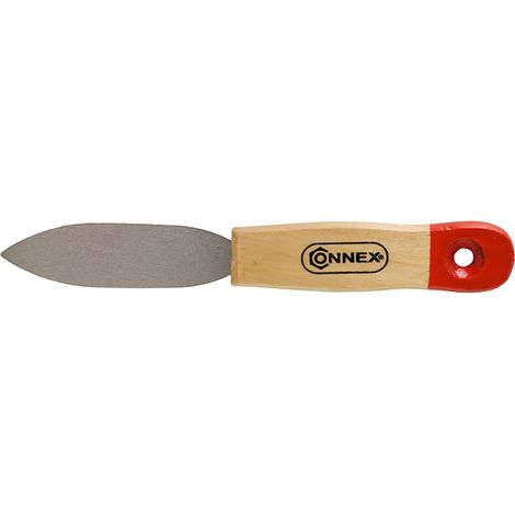 COLTELLO PER STUCCO MANICO LEGNO 95MM