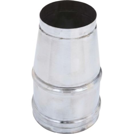 MAKA Terminale Conico Canna Fumaria Doppia Parete Inox Ø 100 mm (esterno 120) (1/5)