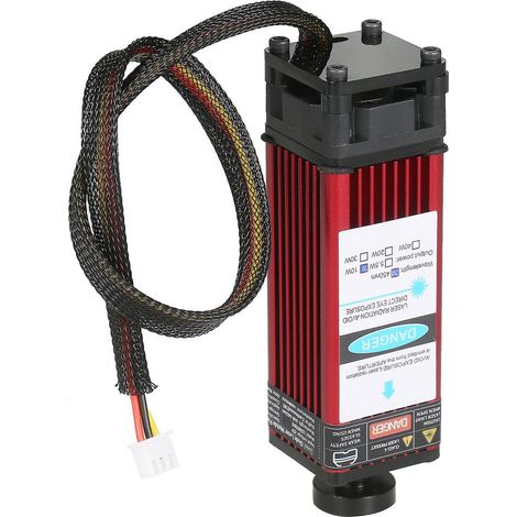 Laser Module 450nm Engraving Laser Head Fixed Focal Length High Precision Engraving Plastic Leather