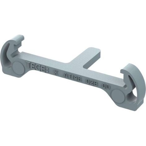 pied d&39auge TECE , gris argenté, 668020 pour auge à carrelage (à partir d&39août 2007), pièce de rechange (1/2)