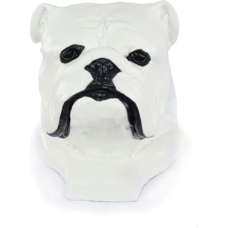 Bouledogue anglais, Bulldog II - buste de chien, grande tête de chien pour le jardin, décoration unique pour le salon par Art-Dog (1/5)