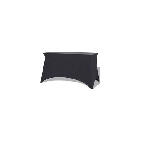 Mantel elástico de 2 piezas Crezuo, 183 x 76 x 74 cm, color antracita. (1/4)