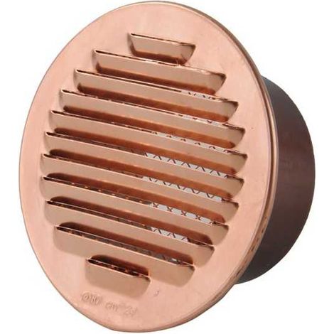 GRILLE D'AÉRATION EN CUIVRE/PLASTIQUE Ø 150 mm