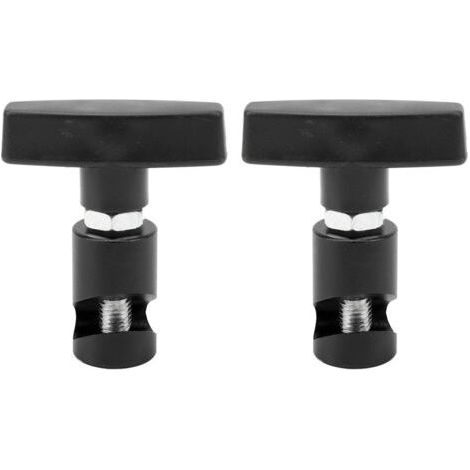 Abrazadera de soporte para elevación del capó, 2 piezas, soporte para amortiguador de portón trasero, herramienta de sujeción para portón trasero y maletero, color negro. (1/4)