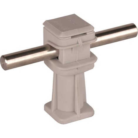 DEHNsnap Halterung Höhe 36 mm M8 Kunststoff grau 204004 (1/4)
