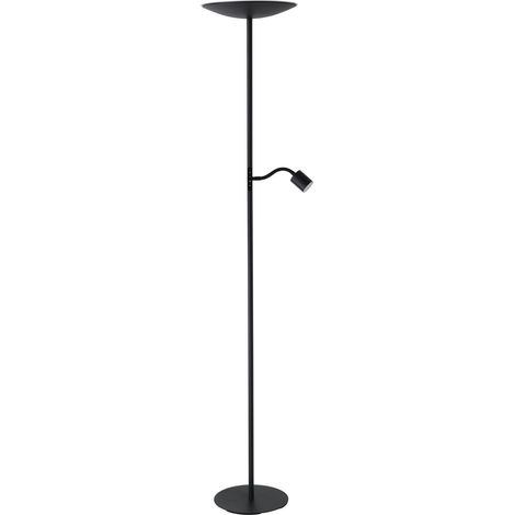 Lampadaire salon LED, lampe de lecture sur pied (1/4)