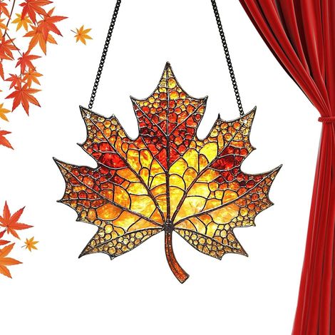 Attrape-soleil pour fenêtres intérieures, décorations de Thanksgiving, pendentifs en acrylique (1/5)