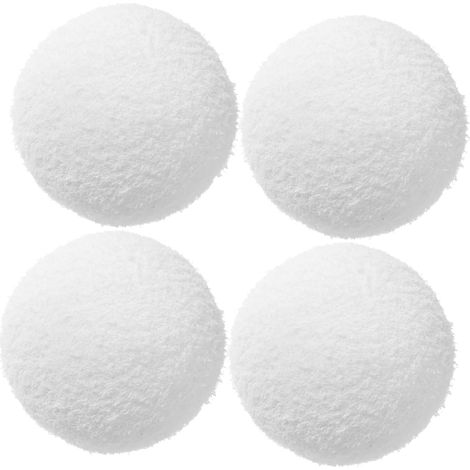 4 Pièces Boules Filtrantes Piscine Éponge Balles De Piscine pour Nettoyage Média Filtrant Remplaçable pour Spa Et Bain à Remous