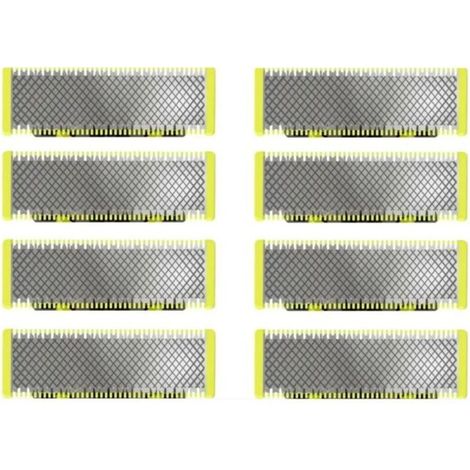 ANDIAMO Kompatibel mit OneBlade – Ersatzklingen für den OneBlade Elektrorasierer/Trimmer. Langlebiger Edelstahl. Zum Trimmen, Stylen und Rasieren. 8er-Packung.