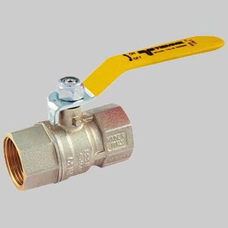 "VALVOLA SFERA GAS F/F LEVA ACCIAIO - 1""1/4 MOP5"