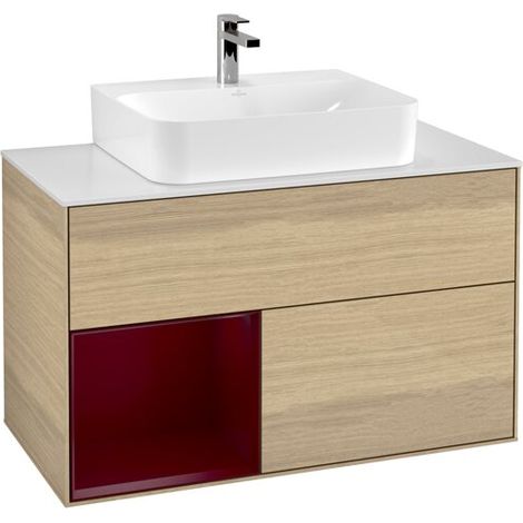 Villeroy & Boch G111HBPC Meuble sous-lavabo Finion G11 (1/2)