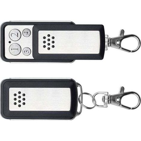 Telecommande Portail, 2 Pièces Télécommandes de Garage 433,92 MHz, Bip Portail Universelle pour 114253 104257 104251, Compatible avec A-vid-sen, Ex-tel, T-hom-Son, 4 Boutons (1/5)