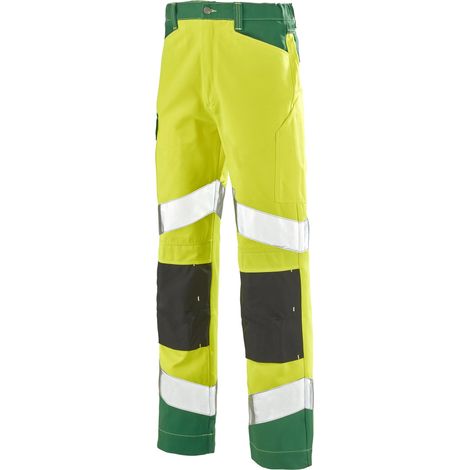 NEONGELBE TECHNISCHE FLUO-HOSE FLUO-GRUEN AMAZONIE M - FR(44-46)