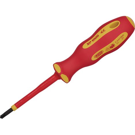 Draper XP1000 VDE PZ/SL Screwdriver Set with 80mm Tips (Model 64489) (1/2)