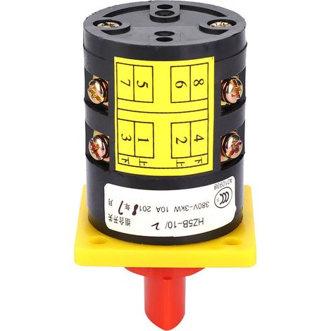 HZ5B-10/2 (2-lagig) 380V3KW 10A 8-poliger Drehnocken-Kombinationsschalter (1/5)