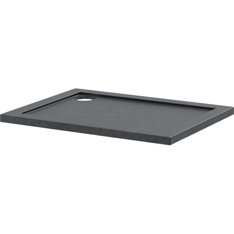 Pearlstone Slate 1000mm x 760mm x 40mm Rectangular Shower Tray (1/4)