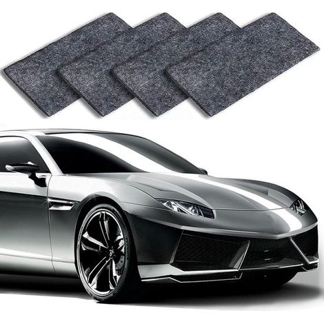 Paños de microfibra,Paños Nano Sparkle para arañazos de coche (4 unidades),paños Nano-mágicos para eliminar arañazos de coche (1/2)