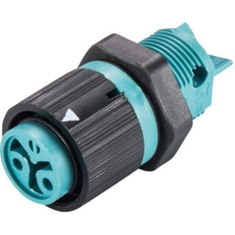 Wieland Electric 46.031.5051.6 Rundstecker Buchse, Einbau Gesamtpolzahl: 2 Serie (Rundsteckverbinder
