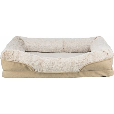 Vital Bett Lino, eckig 90 x 65 cm, beige