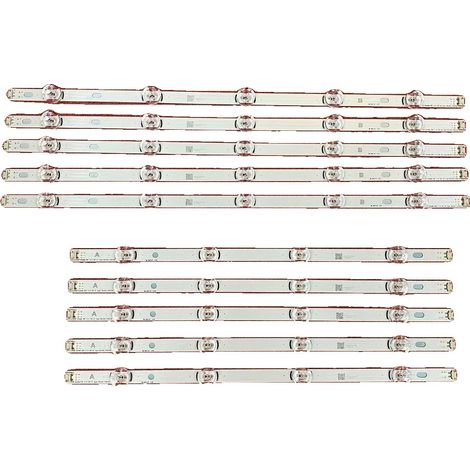 LED-Hintergrundbeleuchtung, 1025 mm Länge, 6 V Spannung, 10000 Stunden durchschnittliche Lebensdauer, kompatibel mit verschiedenen 50" (1/5)