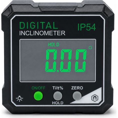 Inclinomètre Numérique IP54 LCD pour Bricolage Vert Gris (1/5)