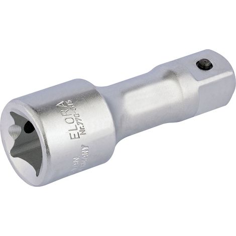 Elora 3/4" (19mm) Extension Bar, 100mm Length, Hardened, Tempered, and Chrome-Plated for Durable Performance - Model 01135 (1/5)