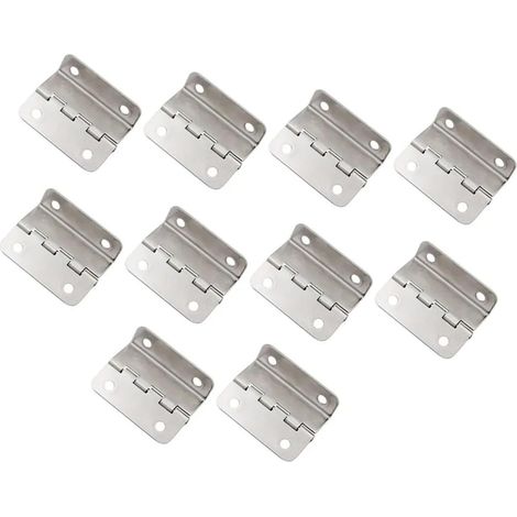 Charnière de porte en fer à trois volets, 24mm, 10 pièces (1/5)