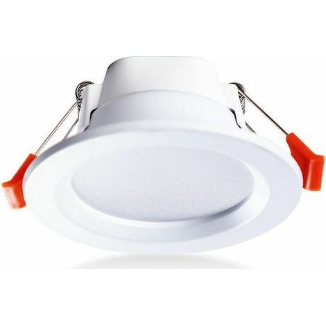 Lot de 4 spots encastrés étanches IP65 5W – Lumière blanche chaude – Installation facile pour salle de bain et cuisine (1/4)