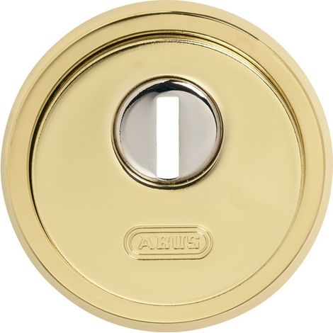 Escudo Cilindro Seguridad Abus Lat/Pu Rhzs 222  ORO (1/2)