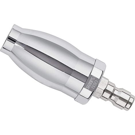 Buse rotative pour nettoyeur haute pression en acier inoxydable 3600 psi, buse de pulvérisation turbo rotative 3,0 GPM, embout de pulvérisation rapide 6,35 mm (1/5)
